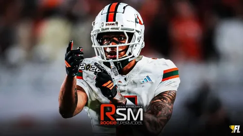 CJ Daniels Prospect Profile With The Los Angeles Rams From The 2026 Rookie Super Model
